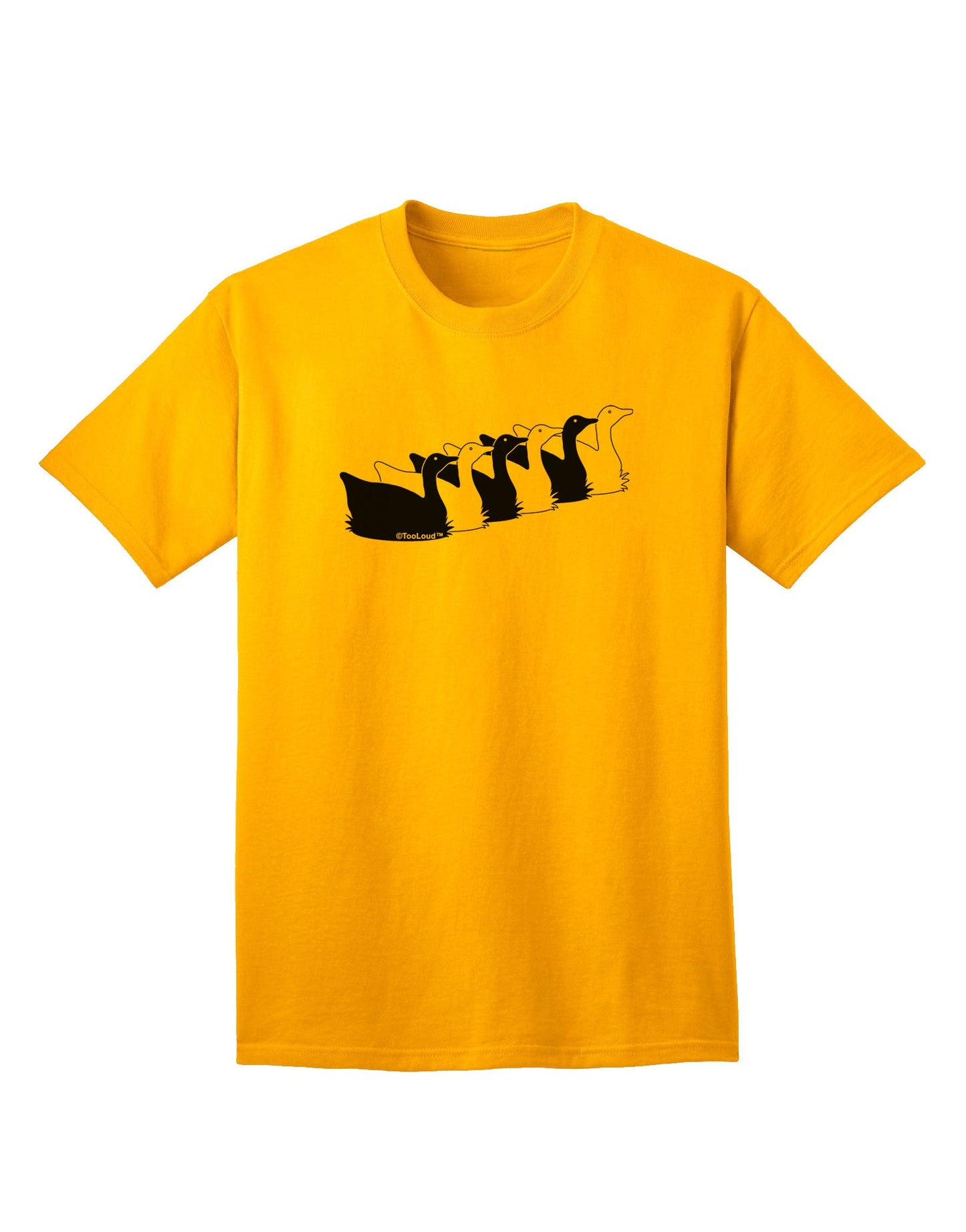 Six Geese A Laying - Premium Adult T-Shirt Collection-Mens T-shirts-TooLoud-Gold-Small-Davson Sales
