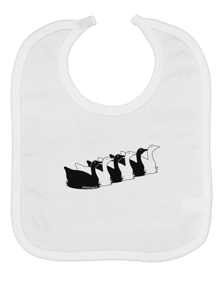 Six Geese A laying Baby Bib