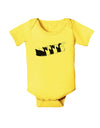 Six Geese A laying Baby Romper Bodysuit-Baby Romper-TooLoud-Yellow-06-Months-Davson Sales