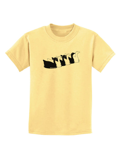 Six Geese A laying Childrens T-Shirt-Childrens T-Shirt-TooLoud-Daffodil-Yellow-X-Small-Davson Sales