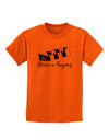 Six Geese A laying Text Childrens T-Shirt-Childrens T-Shirt-TooLoud-Orange-X-Small-Davson Sales