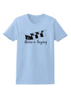 Six Geese A laying Text Womens T-Shirt-Womens T-Shirt-TooLoud-Light-Blue-X-Small-Davson Sales