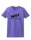 Six Geese A laying Text Womens T-Shirt-Womens T-Shirt-TooLoud-Violet-X-Small-Davson Sales