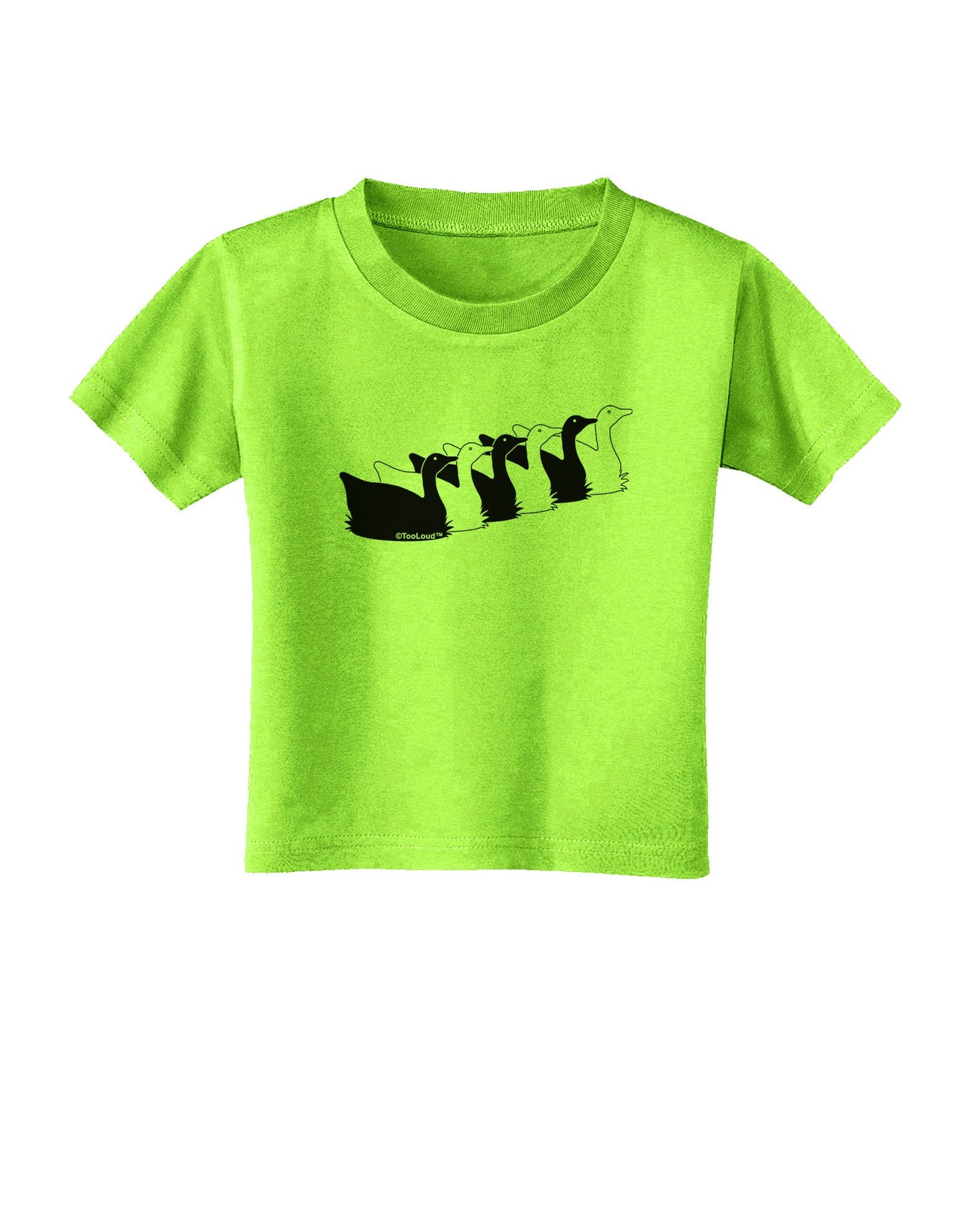Six Geese A laying Toddler T-Shirt-Toddler T-Shirt-TooLoud-Lime-Green-2T-Davson Sales