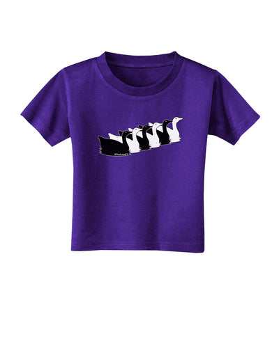 Six Geese A laying Toddler T-Shirt Dark-Toddler T-Shirt-TooLoud-Purple-2T-Davson Sales