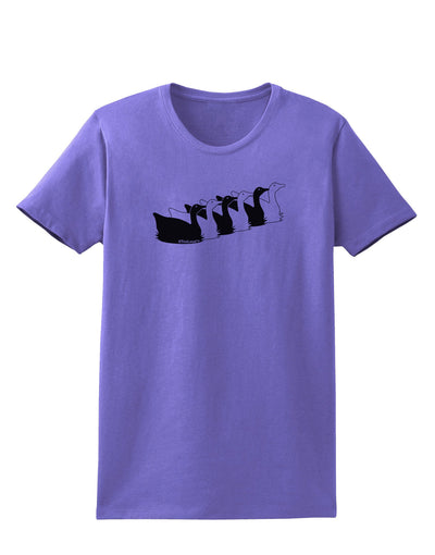 Six Geese A laying Womens T-Shirt-Womens T-Shirt-TooLoud-Violet-X-Small-Davson Sales