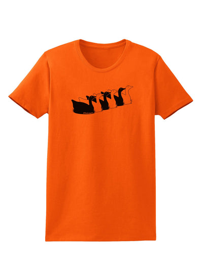 Six Geese A laying Womens T-Shirt-Womens T-Shirt-TooLoud-Orange-X-Small-Davson Sales