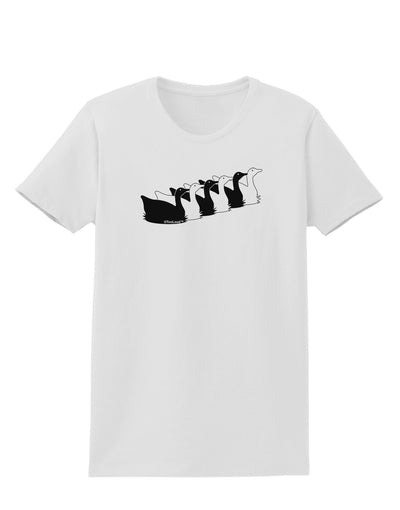 Six Geese A laying Womens T-Shirt-Womens T-Shirt-TooLoud-White-X-Small-Davson Sales