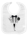 Skeleton Tuxedo Halloween Baby Bib