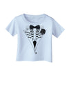 Skeleton Tuxedo Halloween Infant T-Shirt-Infant T-Shirt-TooLoud-Aquatic-Blue-06-Months-Davson Sales