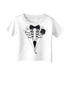 Skeleton Tuxedo Halloween Infant T-Shirt-Infant T-Shirt-TooLoud-White-06-Months-Davson Sales