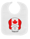 Skull Flag Canada Baby Bib