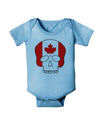 Skull Flag Canada Baby Romper Bodysuit-Baby Romper-TooLoud-LightBlue-06-Months-Davson Sales