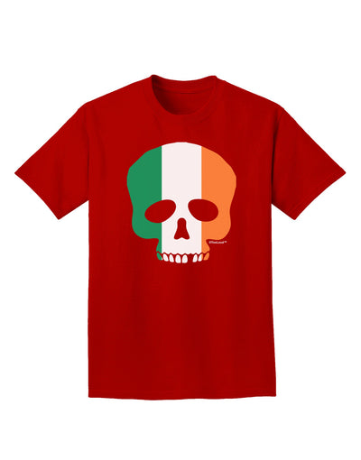 Skull Flag Ireland Adult Dark T-Shirt-Mens T-Shirt-TooLoud-Red-Small-Davson Sales