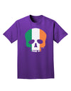 Skull Flag Ireland Adult Dark T-Shirt-Mens T-Shirt-TooLoud-Purple-Small-Davson Sales