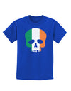 Skull Flag Ireland Childrens Dark T-Shirt-Childrens T-Shirt-TooLoud-Royal-Blue-X-Small-Davson Sales