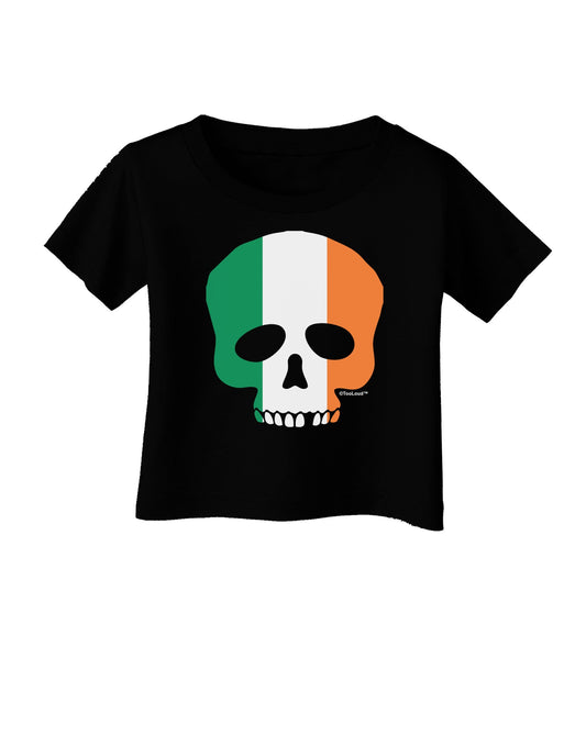 Skull Flag Ireland Infant T-Shirt Dark-Infant T-Shirt-TooLoud-Black-06-Months-Davson Sales