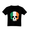 Skull Flag Ireland Toddler T-Shirt Dark-Toddler T-Shirt-TooLoud-Black-2T-Davson Sales