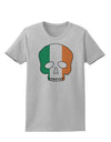 Skull Flag Ireland Womens T-Shirt-Womens T-Shirt-TooLoud-AshGray-X-Small-Davson Sales