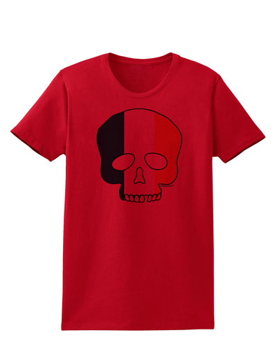 Skull Flag Ireland Womens T-Shirt-Womens T-Shirt-TooLoud-Red-X-Small-Davson Sales