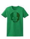 Skull Flag Ireland Womens T-Shirt-Womens T-Shirt-TooLoud-Kelly-Green-X-Small-Davson Sales