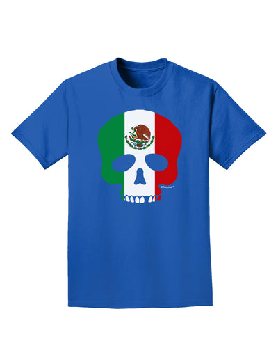 Skull Flag Mexico Adult Dark T-Shirt-Mens T-Shirt-TooLoud-Royal-Blue-Small-Davson Sales