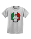 Skull Flag Mexico Childrens T-Shirt-Childrens T-Shirt-TooLoud-AshGray-X-Small-Davson Sales