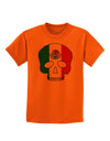 Skull Flag Mexico Childrens T-Shirt-Childrens T-Shirt-TooLoud-Orange-X-Small-Davson Sales