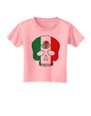 Skull Flag Mexico Toddler T-Shirt-Toddler T-Shirt-TooLoud-Candy-Pink-2T-Davson Sales