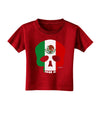 Skull Flag Mexico Toddler T-Shirt Dark-Toddler T-Shirt-TooLoud-Red-2T-Davson Sales