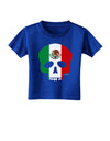 Skull Flag Mexico Toddler T-Shirt Dark-Toddler T-Shirt-TooLoud-Royal-Blue-2T-Davson Sales