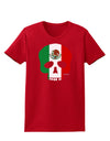 Skull Flag Mexico Womens Dark T-Shirt-Womens T-Shirt-TooLoud-Red-X-Small-Davson Sales