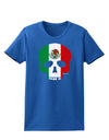 Skull Flag Mexico Womens Dark T-Shirt-Womens T-Shirt-TooLoud-Royal-Blue-X-Small-Davson Sales