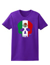 Skull Flag Mexico Womens Dark T-Shirt-Womens T-Shirt-TooLoud-Purple-X-Small-Davson Sales