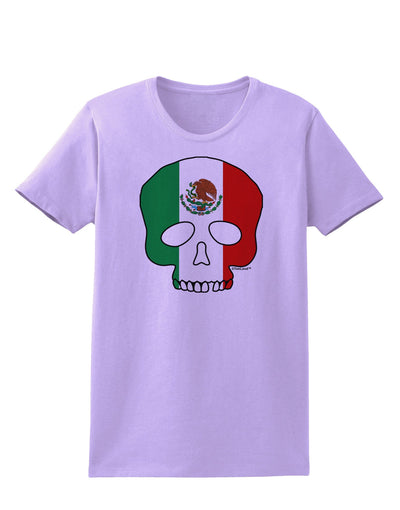 Skull Flag Mexico Womens T-Shirt-Womens T-Shirt-TooLoud-Lavender-X-Small-Davson Sales