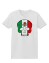 Skull Flag Mexico Womens T-Shirt-Womens T-Shirt-TooLoud-White-X-Small-Davson Sales