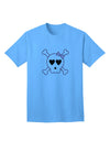 Skull and Crossbones Girl - Premium Adult T-Shirt for the Modern Woman-Mens T-shirts-TooLoud-Aquatic-Blue-Small-Davson Sales