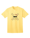 Skull and Crossbones Girl - Premium Adult T-Shirt for the Modern Woman-Mens T-shirts-TooLoud-Yellow-Small-Davson Sales