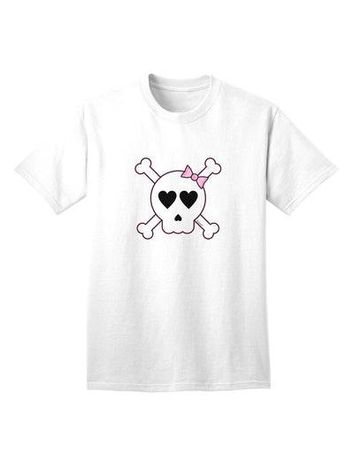 Skull and Crossbones Girl - Premium Adult T-Shirt for the Modern Woman-Mens T-shirts-TooLoud-White-Small-Davson Sales