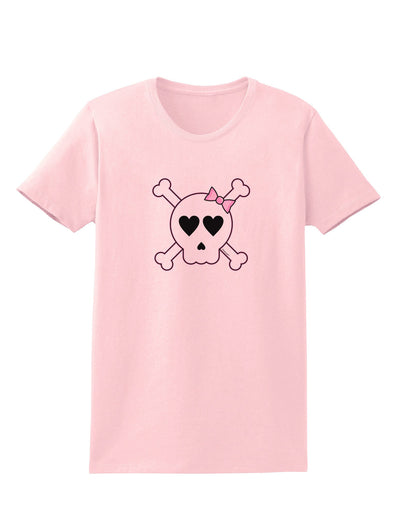 Skull and Crossbones Girl Womens T-Shirt-Womens T-Shirt-TooLoud-PalePink-X-Small-Davson Sales