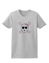 Skull and Crossbones Girl Womens T-Shirt-Womens T-Shirt-TooLoud-AshGray-X-Small-Davson Sales