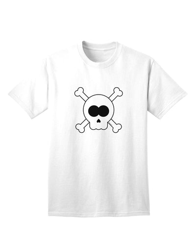 Skull and Crossbones - Premium Halloween Adult T-Shirt Collection-Mens T-shirts-TooLoud-White-Small-Davson Sales