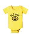 Slainte - St. Patrick's Day Irish Cheers Baby Romper Bodysuit by TooLoud-Baby Romper-TooLoud-Yellow-06-Months-Davson Sales
