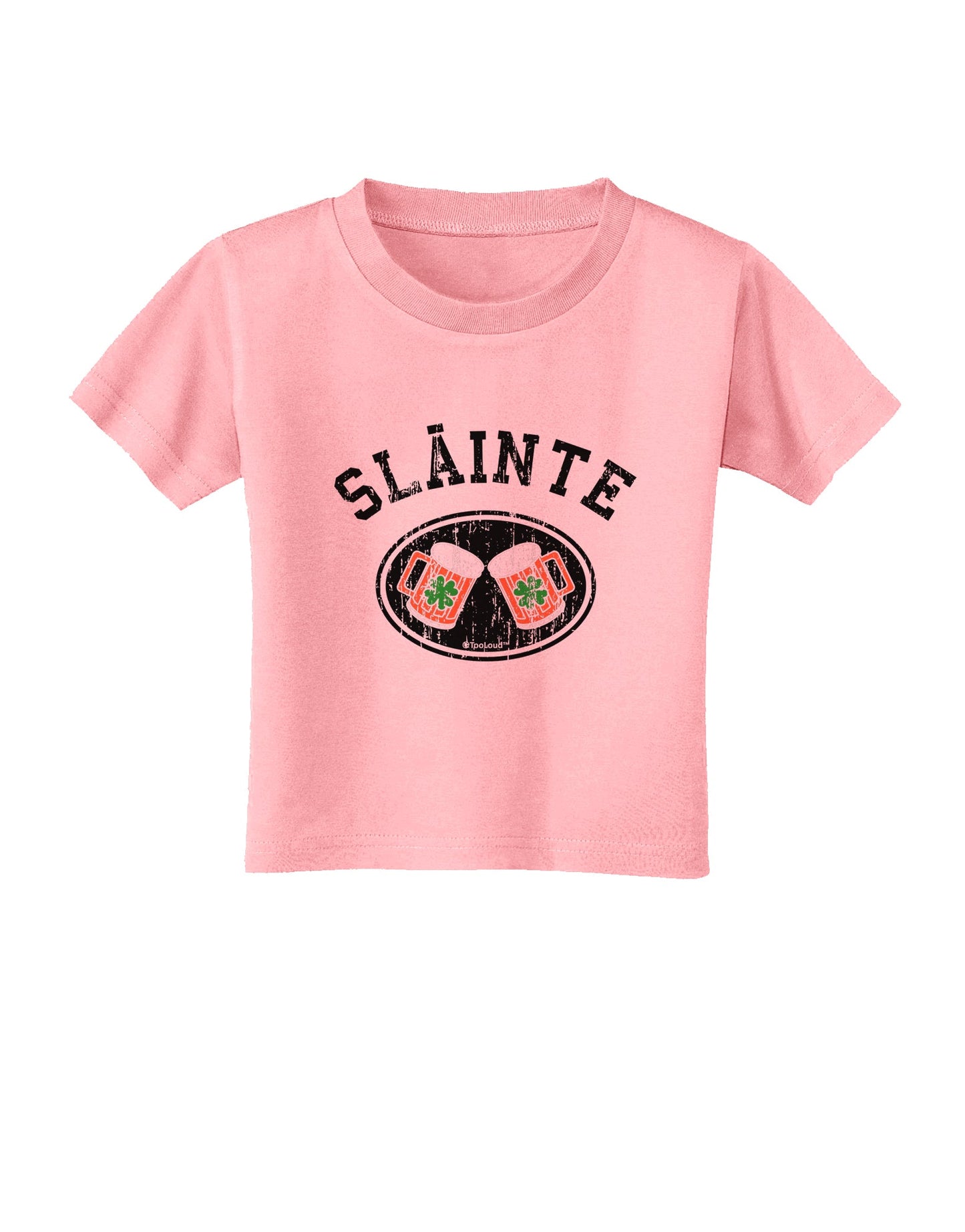 Slainte - St. Patrick's Day Irish Cheers Toddler T-Shirt by TooLoud-Toddler T-Shirt-TooLoud-Candy-Pink-2T-Davson Sales