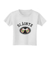 Slainte - St. Patrick's Day Irish Cheers Toddler T-Shirt by TooLoud-Toddler T-Shirt-TooLoud-White-2T-Davson Sales