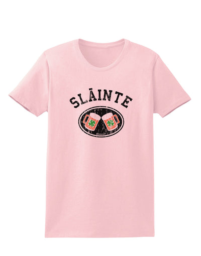 Slainte - St. Patrick's Day Irish Cheers Womens T-Shirt by TooLoud-Womens T-Shirt-TooLoud-PalePink-X-Small-Davson Sales