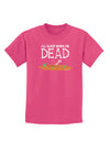 Sleep When Dead Childrens Dark T-Shirt-Childrens T-Shirt-TooLoud-Sangria-X-Small-Davson Sales