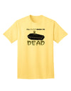 Sleep When Dead Coffin Adult T-Shirt-unisex t-shirt-TooLoud-Yellow-Small-Davson Sales