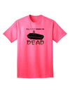 Sleep When Dead Coffin Adult T-Shirt-unisex t-shirt-TooLoud-Neon-Pink-Small-Davson Sales