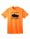 Sleep When Dead Coffin Adult T-Shirt-unisex t-shirt-TooLoud-Neon-Orange-Small-Davson Sales